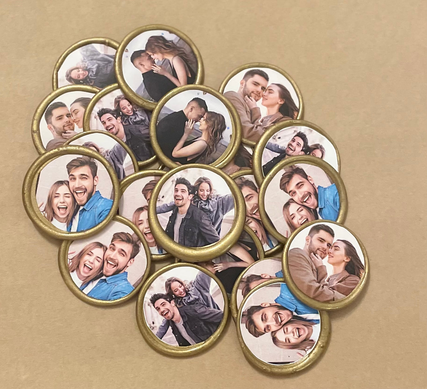 Customized PHOTO Wax Seals - Pack of 50 pieces