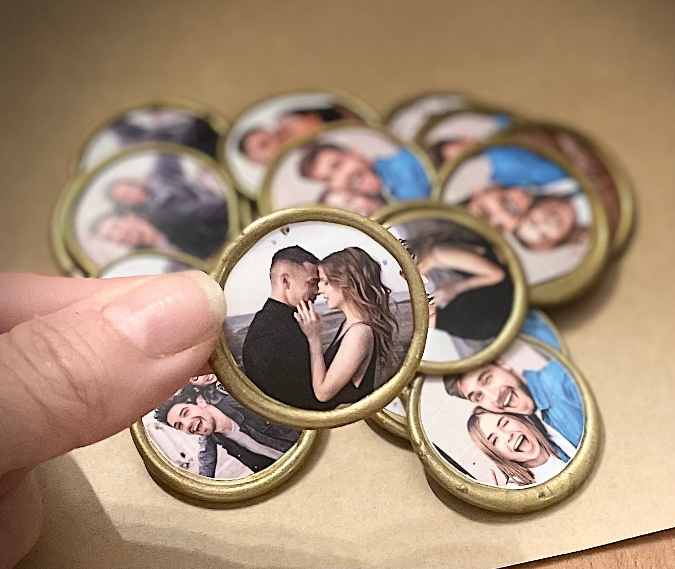 Customized PHOTO Wax Seals - Pack of 50 pieces