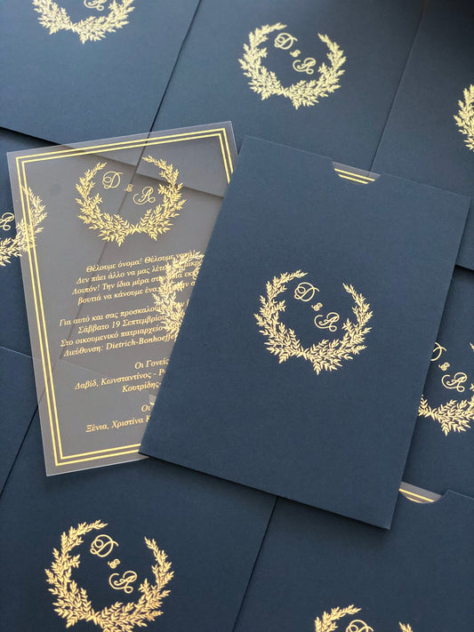 Luxury Clear Invitations